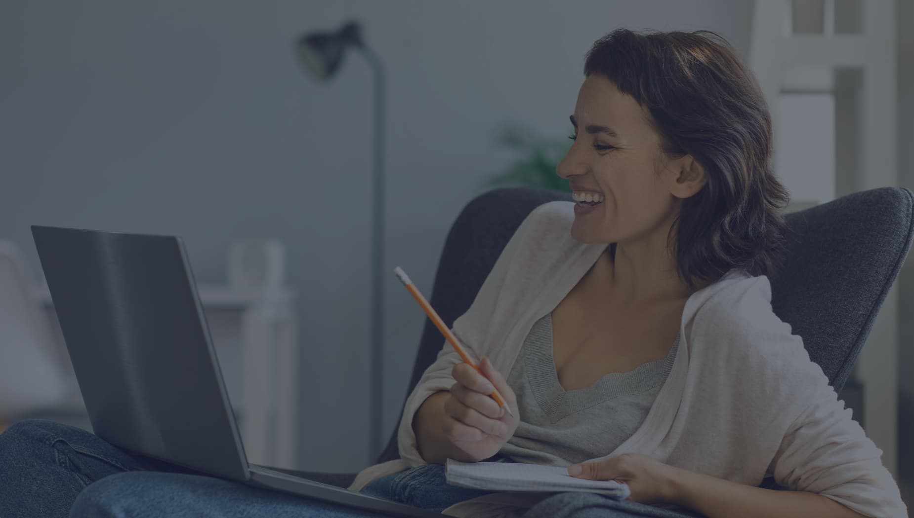 Telepsychiatry session — patient connecting with a psychiatrist via secure video