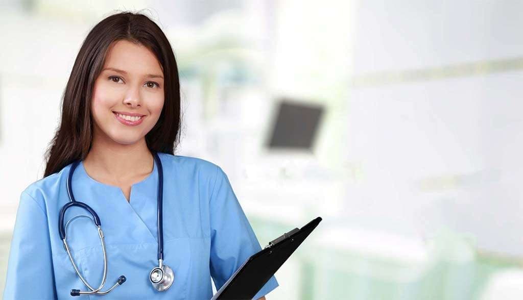 Telepsychiatrist consulting with a patient via video call