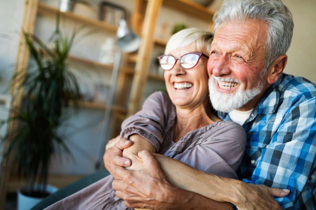 Couple discussing TMS therapy treatment options with a psychiatric provider