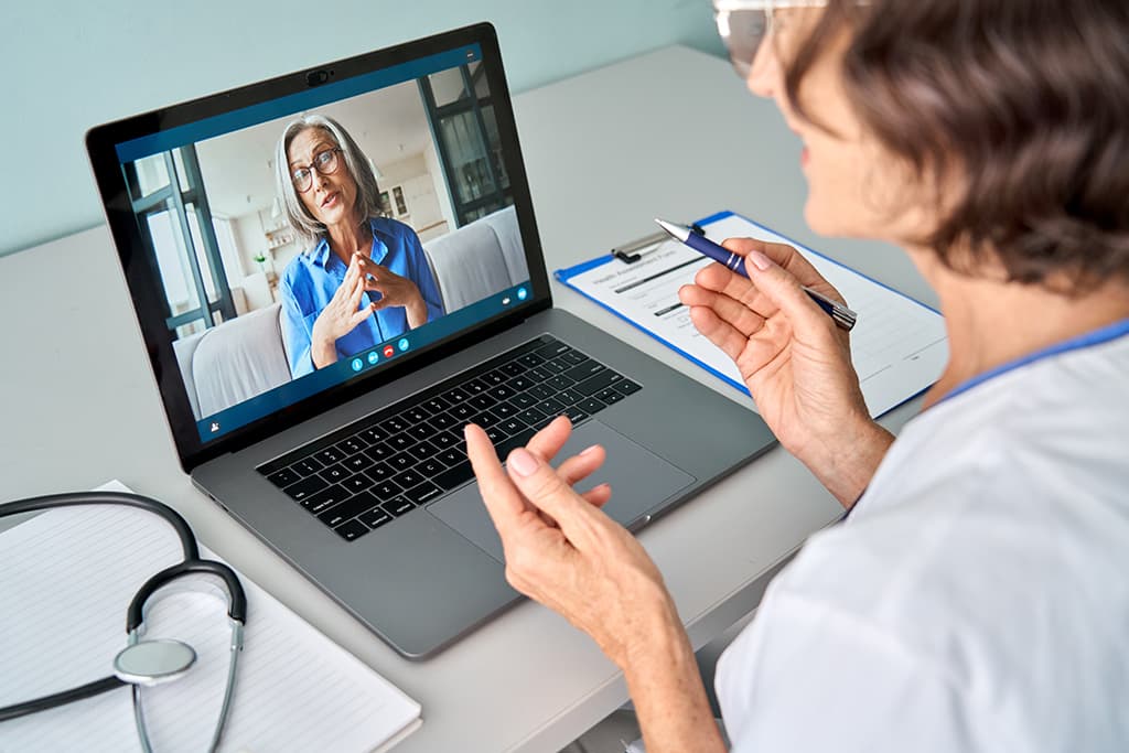 Psychiatric medication management consultation via secure video